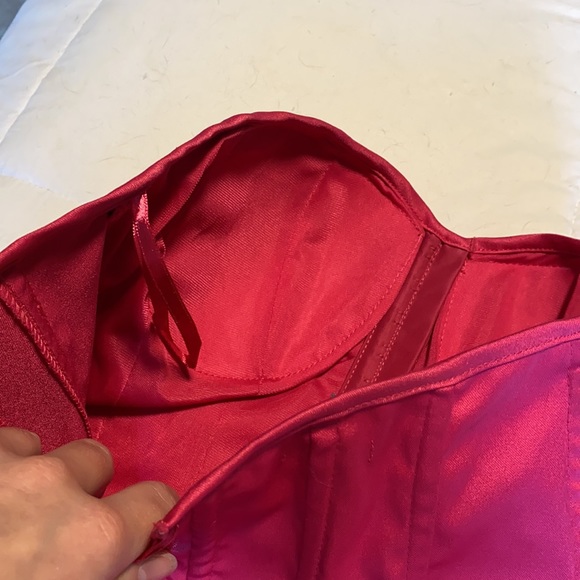 Sequin Pink Corset Top - Picture 4 of 6